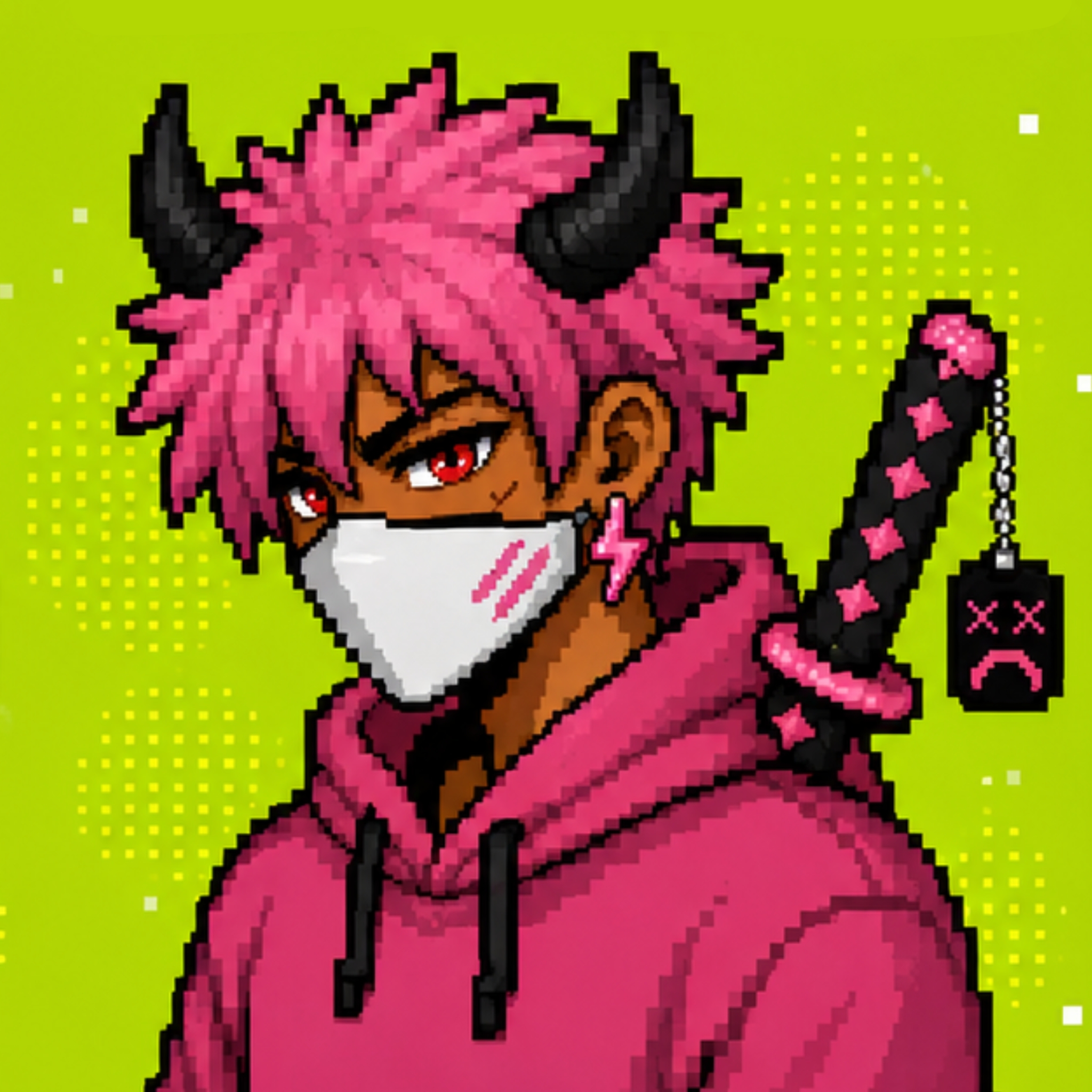 HoodPix pixel character