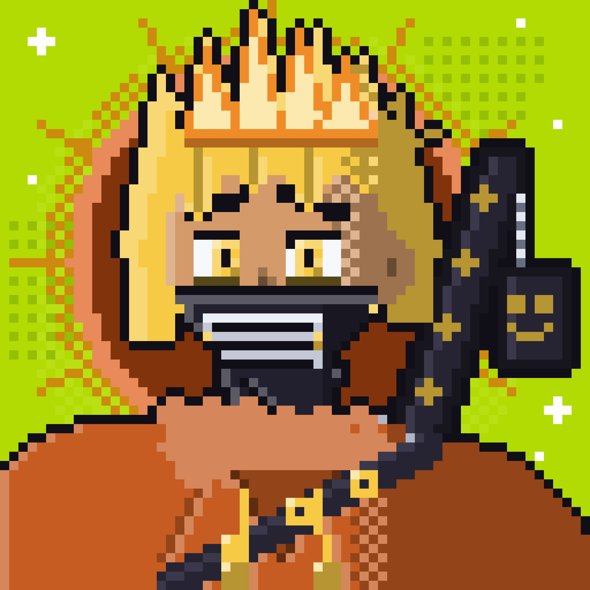 HoodPix pixel character