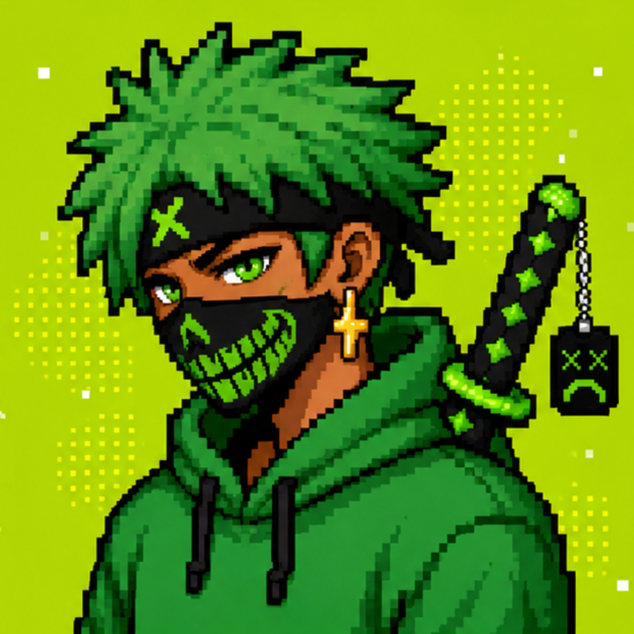 HoodPix pixel character