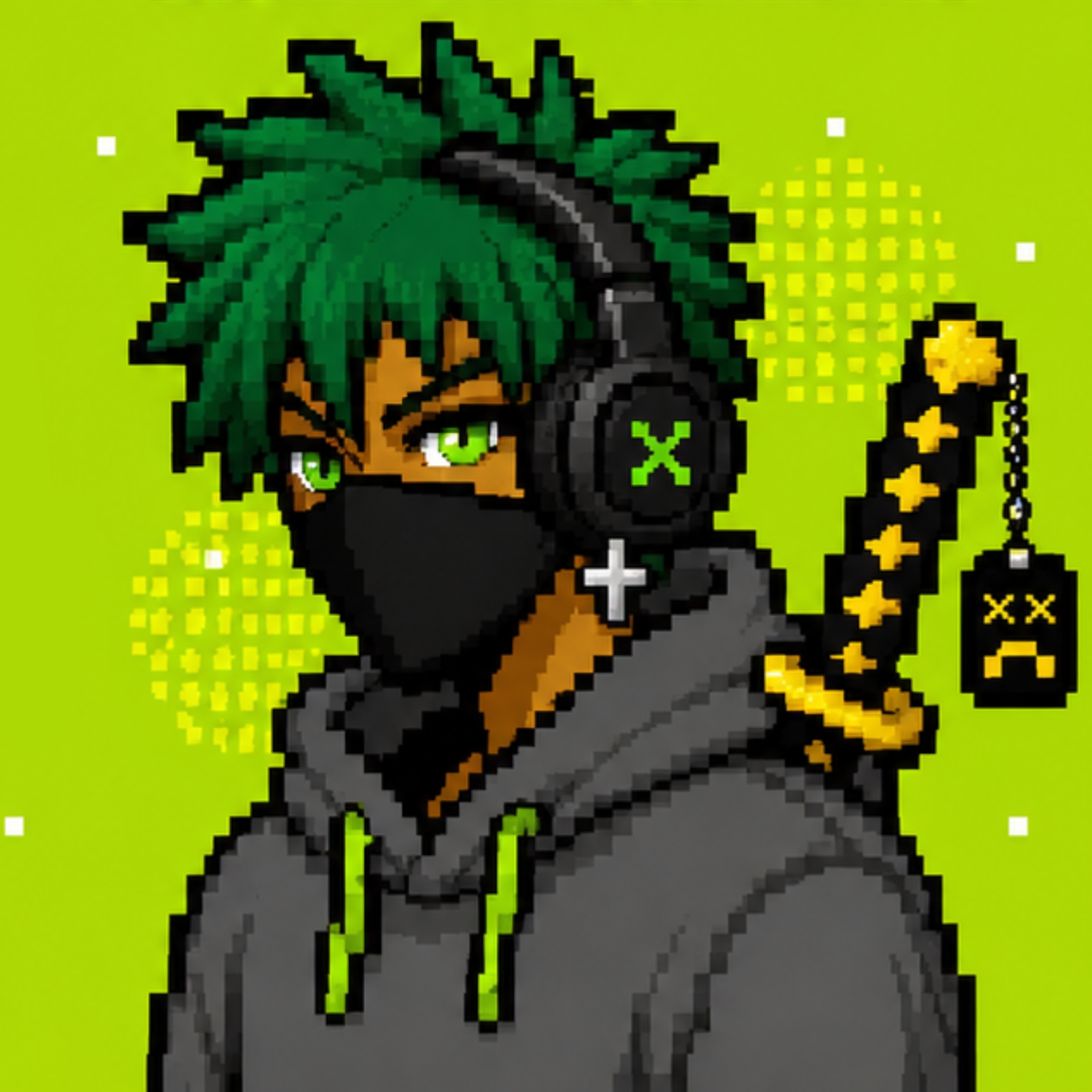 HoodPix pixel character