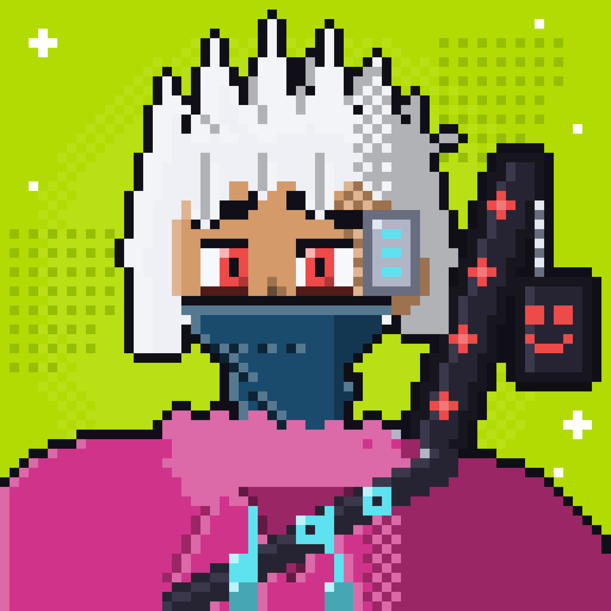 HoodPix pixel character