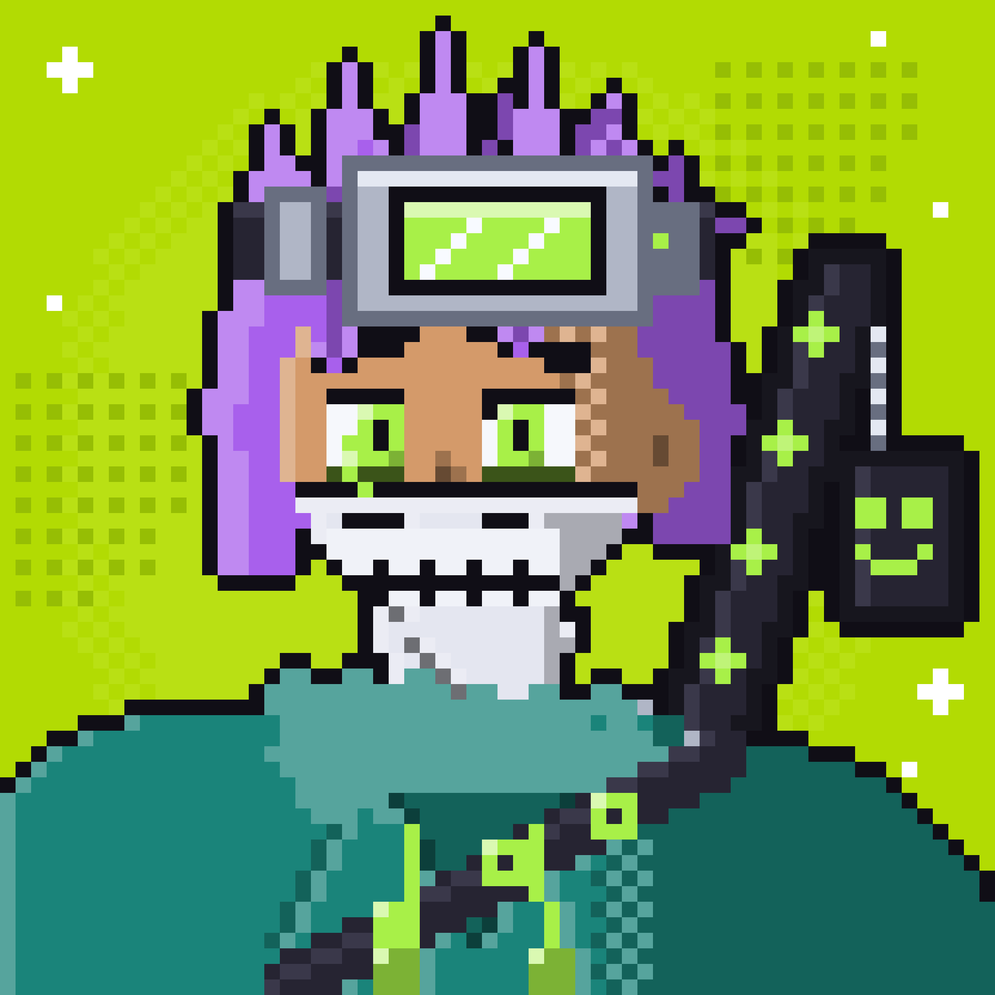 HoodPix pixel character