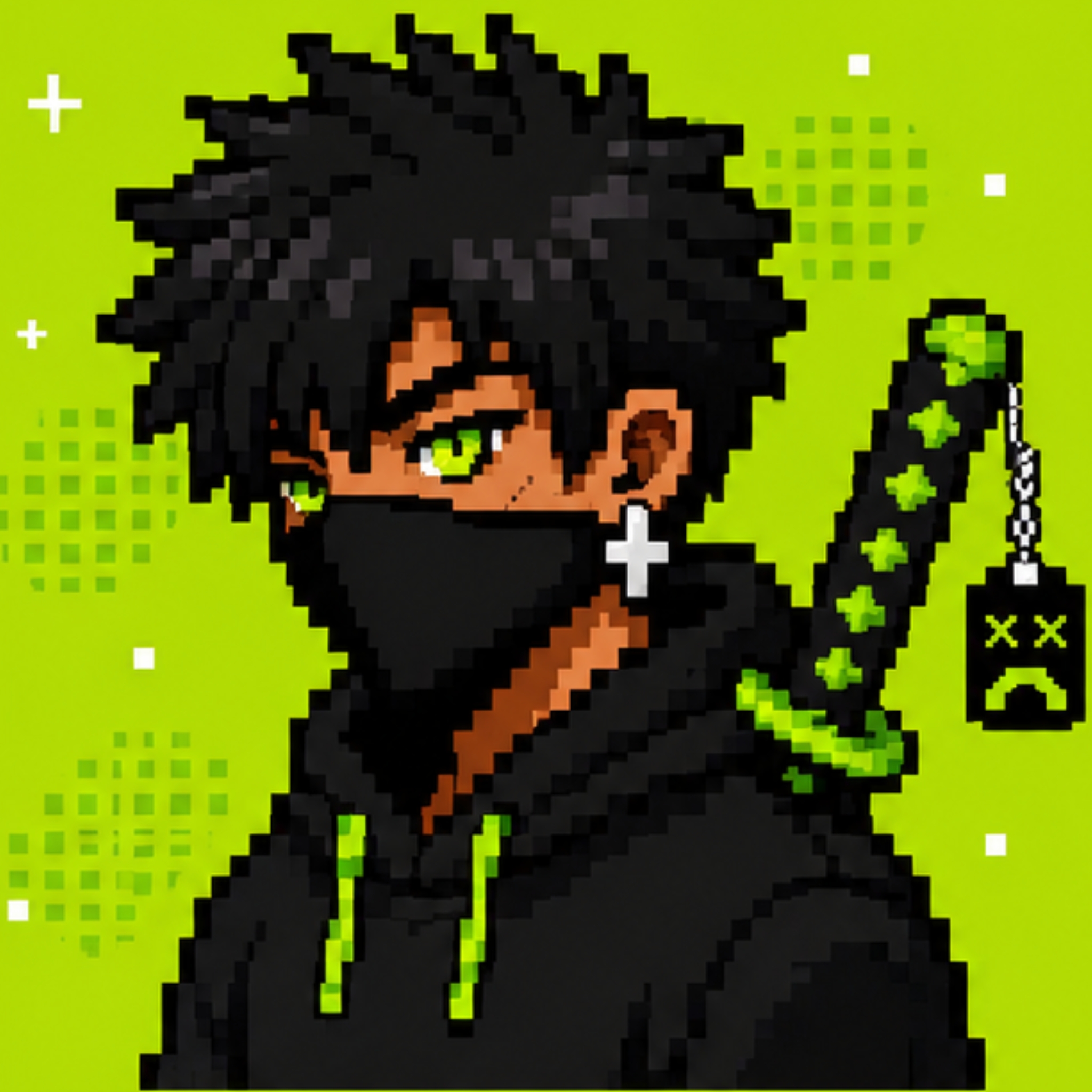 HoodPix pixel character