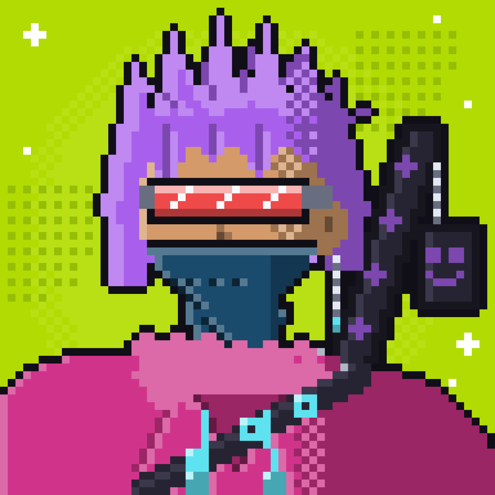 HoodPix pixel character