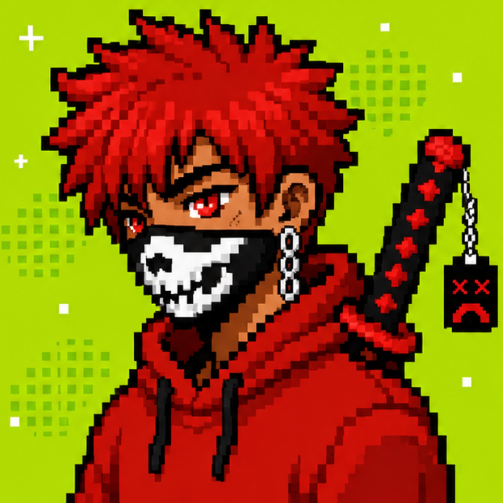 HoodPix pixel character